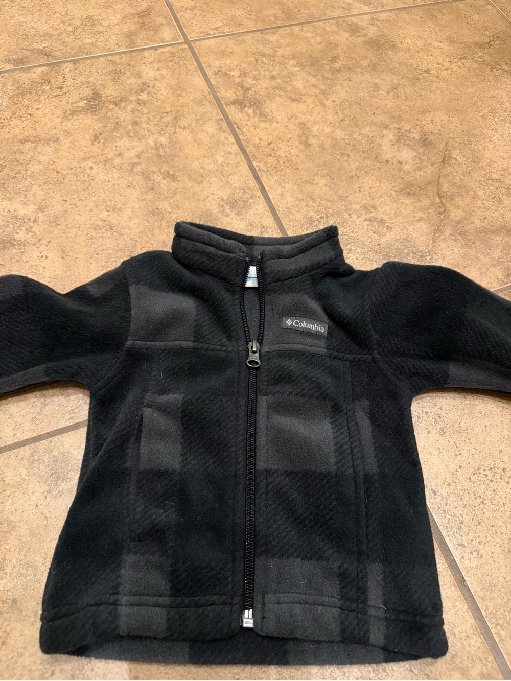 Columbia Black Kids Fleece Jacket - Full Zip